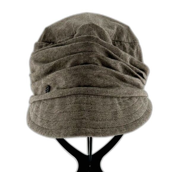 Dieter Loevenich Taupe Cotton Slouch Cap with Front Bill - Picture 1 of 9